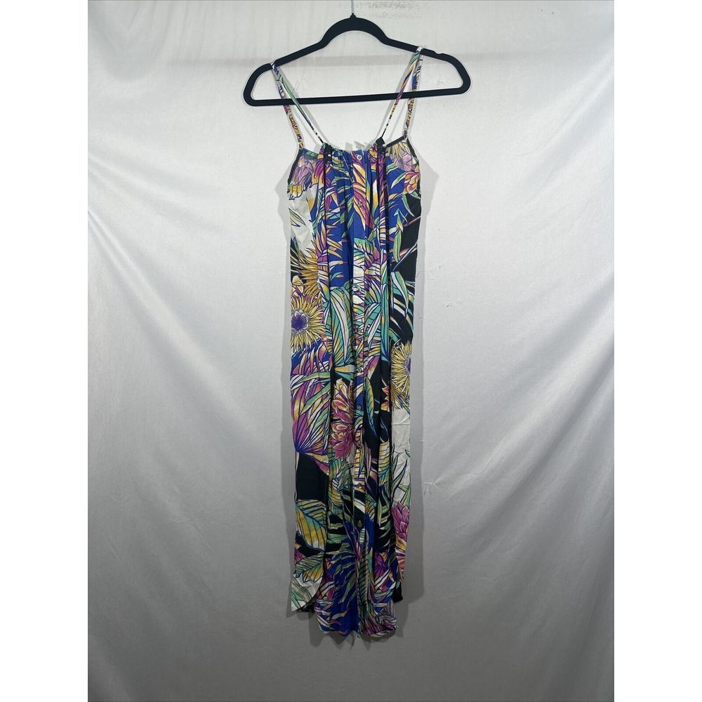 EUC MARA HOFFMAN [ Small ] Jardin Button Front Floral‎ Print Dress #6291